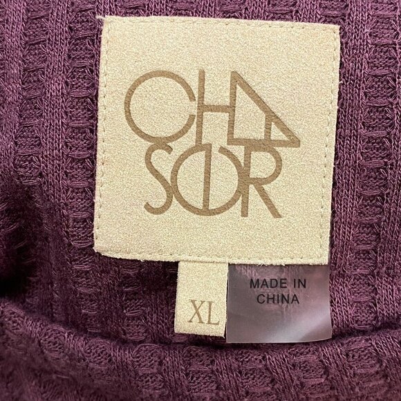 CHASER Long Sleeve Crew Neck Thermal Top Purple XL 8-16 - Picture 8 of 10